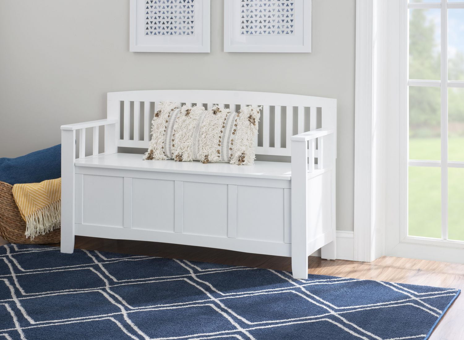 White storage bench walmart hotsell