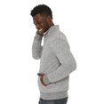 thumbnail image 2 of George Men's Melange Sherpa-Lined Zip-Up Jacket, 2 of 6
