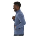 thumbnail image 2 of George Men's Melange Sherpa-Lined Zip-Up Jacket, 2 of 6