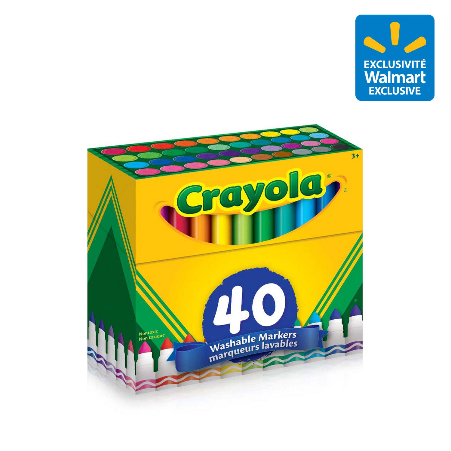 Boîte de marqueurs lavables ultra-clean Crayola à trait large
