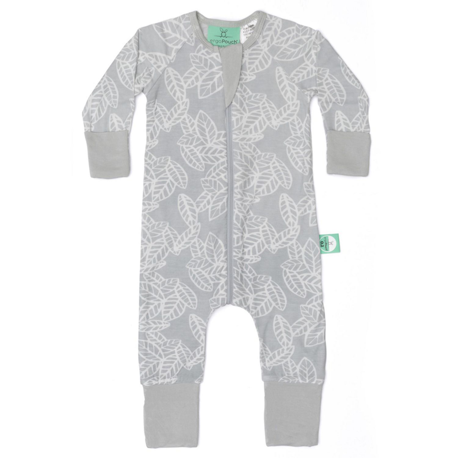 ergoPouch - Long Sleeve Bamboo Pajamas - Rainforest Leaves - Baby ...