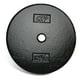 Disques en fonte CAP Barbell de 1 pouce, noir, simple, 1.25 - 50 livres – image 1 sur 4