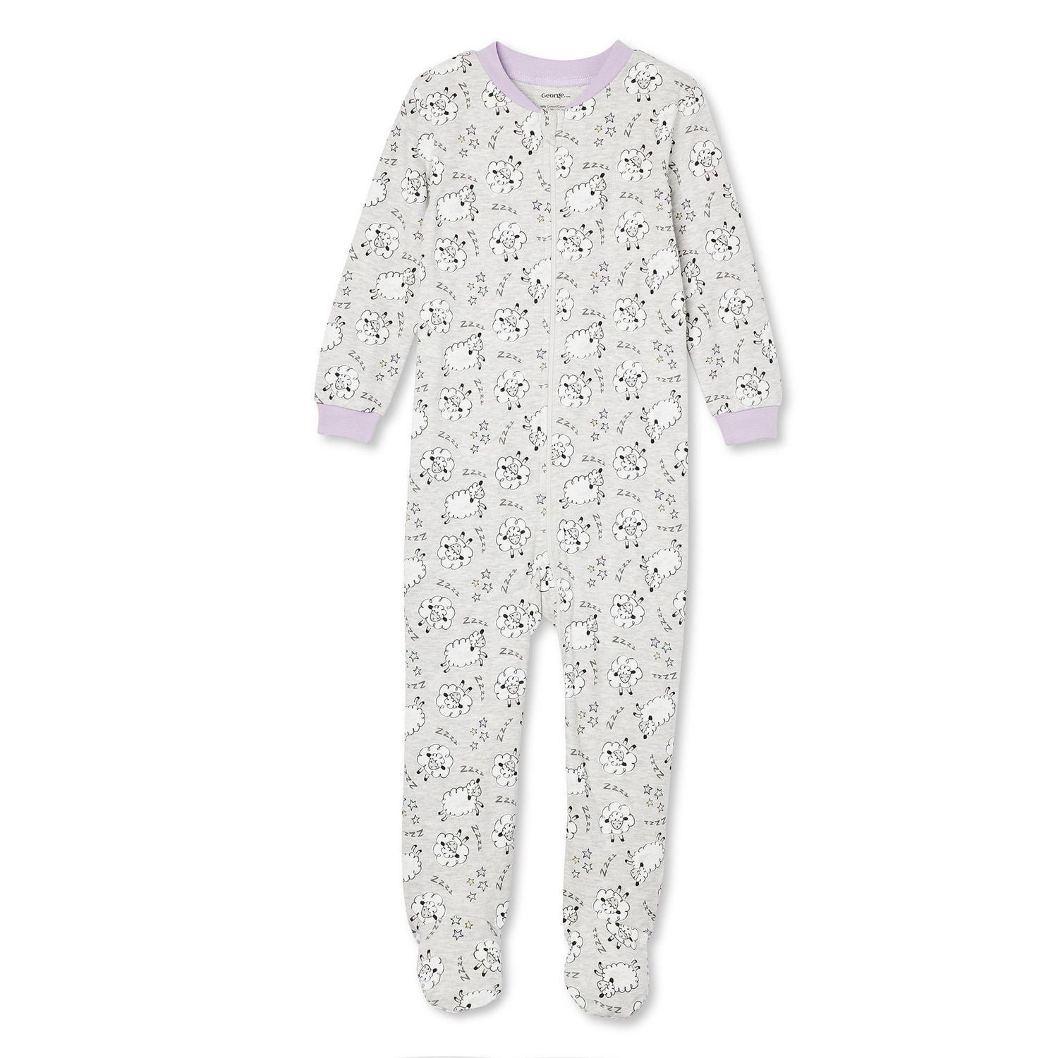 Grenouillère avec fermeture éclair sur la longueur George pour petites filles