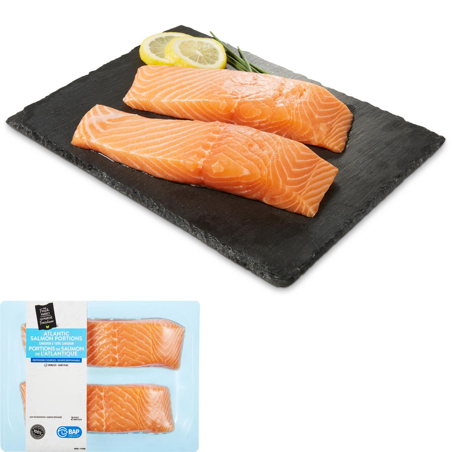 Atlantic Salmon Portions, Your Fresh Market Walmart Canada