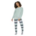 thumbnail image 1 of George Women's Texture Plush Pajamas 2-Piece Set, 1 of 6