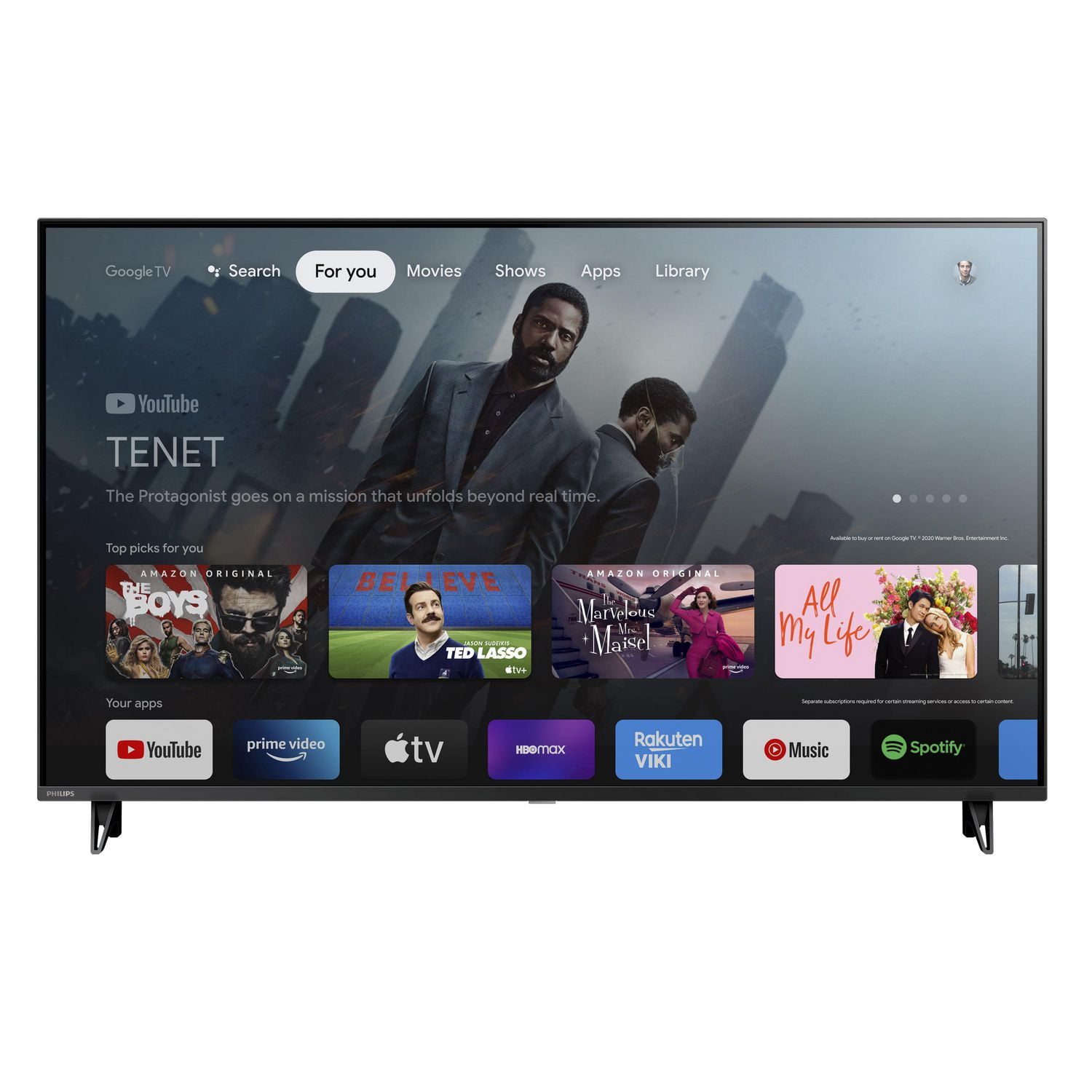 Philips tv amazon store prime video