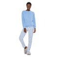 thumbnail image 1 of George Women's Texture Plush Pajamas 2-Piece Set, 1 of 6