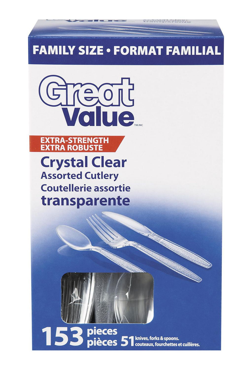 Great Value Clear Assorted Cutlery Walmart Canada