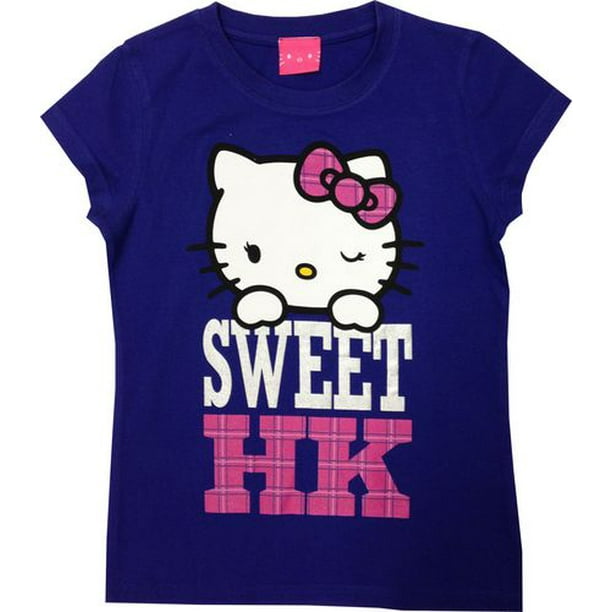 Chandail Hello Kitty manche courte pour filles
