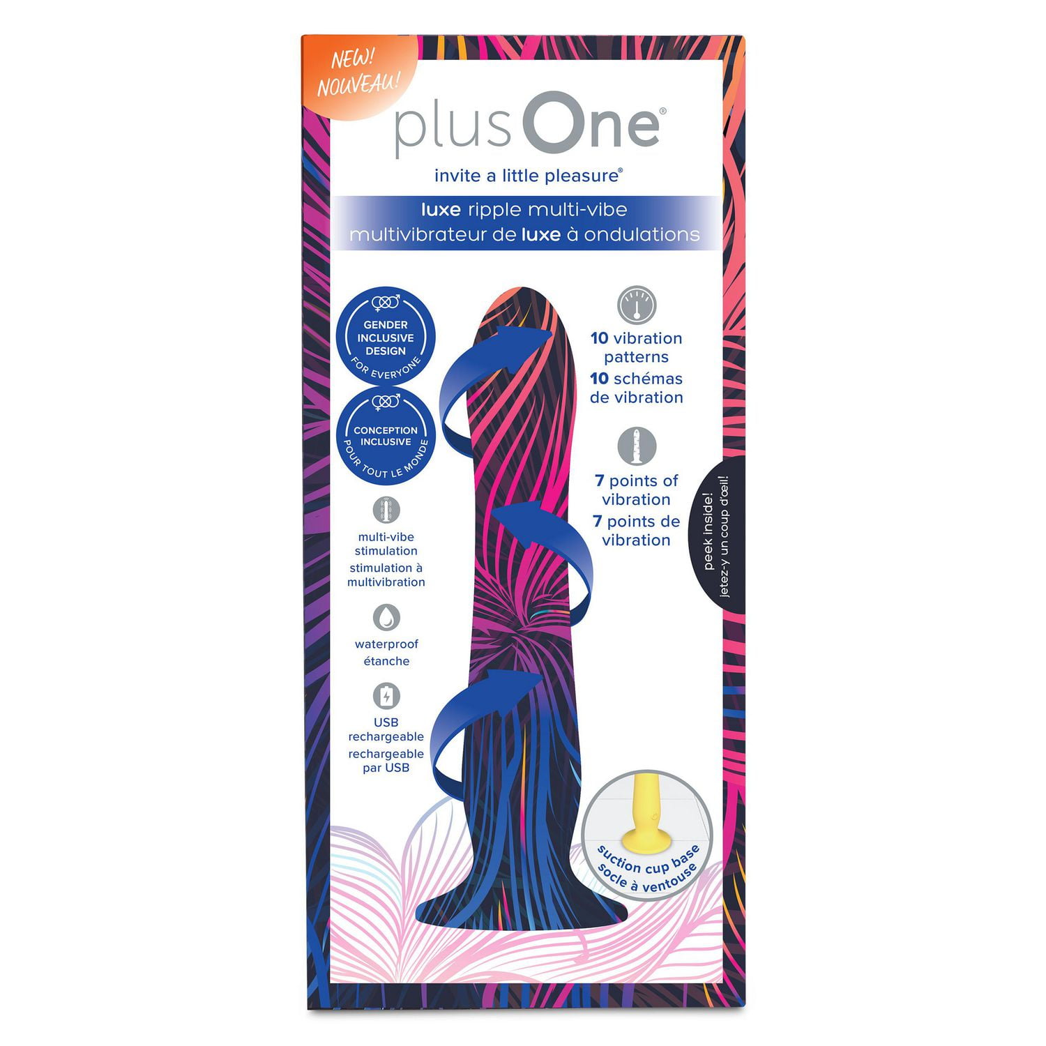 luxe ripple multi-vibe, a multi use vibrating toy for both backside &  vaginal use - Walmart.ca