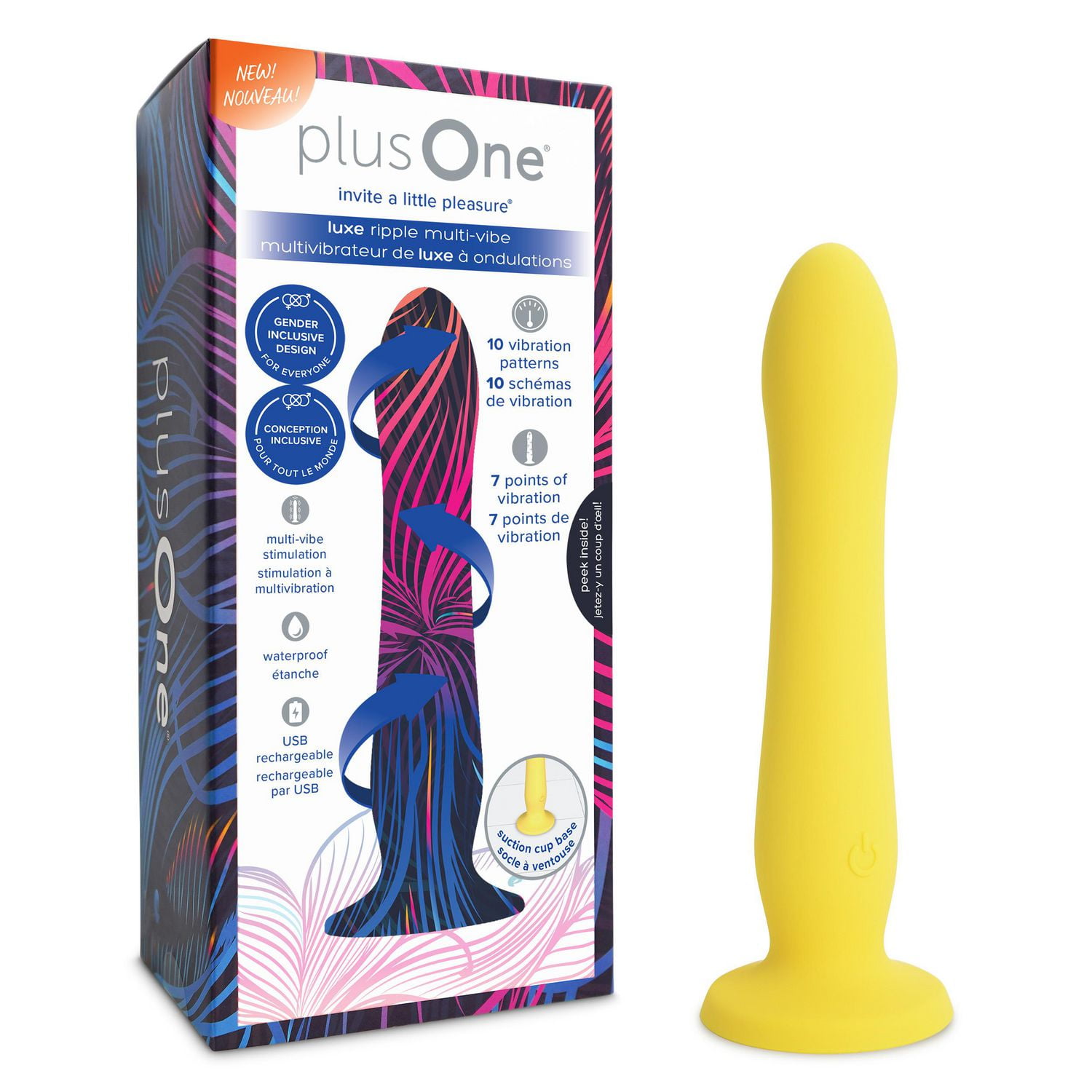 luxe ripple multi-vibe, a multi use vibrating toy for both backside &  vaginal use - Walmart.ca