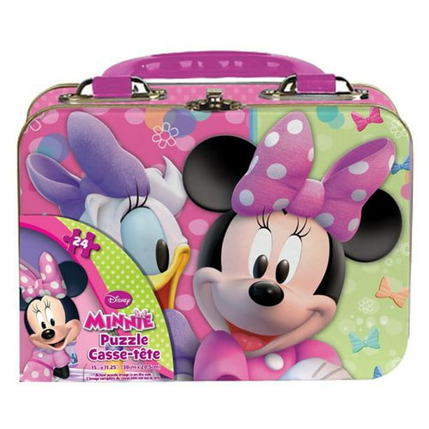 Minnie Mouse 24-piece puzzle in a metal lunch box - Walmart.ca