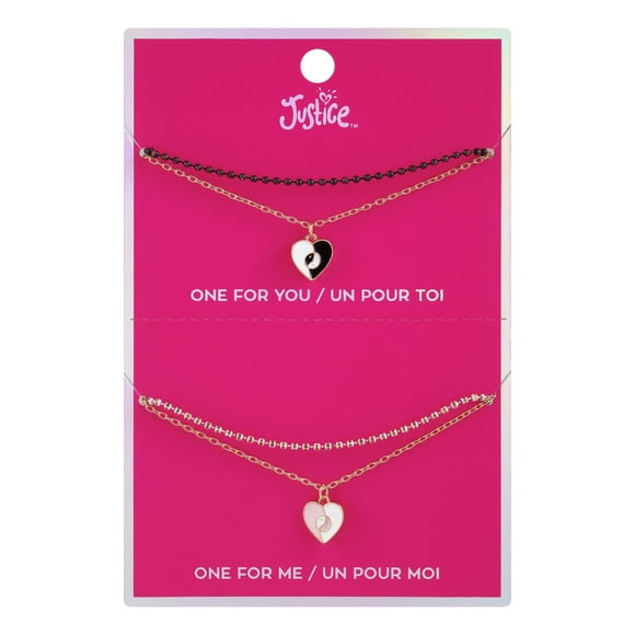 JUSTICE BFF NECKLACES