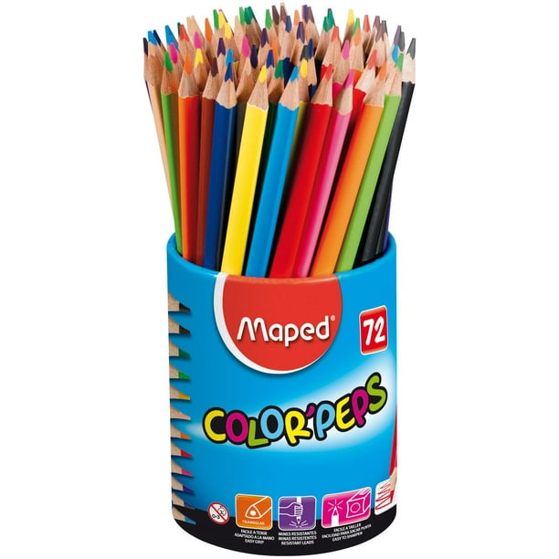 Etui de 18 - Mes Premiers Crayons de Couleur Triangulaire Jumbo MAPED - La  Poste
