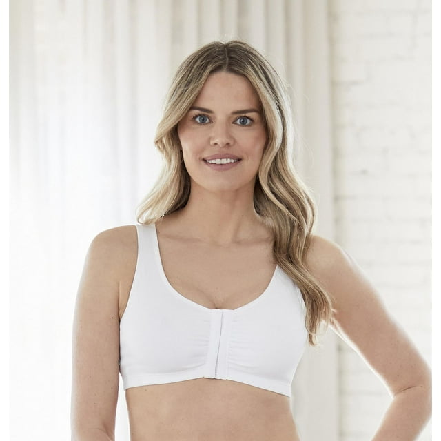 Bestform 9706014 Comfort Cotton Blend Front Close Sports Bra