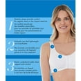 thumbnail image 4 of Bestform 9706014 Comfort Cotton Blend Front Close Sports Bra, 4 of 8