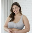 thumbnail image 2 of Bestform 9706014 Comfort Cotton Blend Front Close Sports Bra, 2 of 8