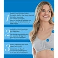 thumbnail image 4 of Bestform 9706014 Comfort Cotton Blend Front Close Sports Bra, 4 of 8