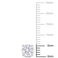 thumbnail image 2 of Boucles d'oreilles Miabella à Solitaire Moissanite en Argent Sterling, 2 of 4