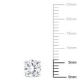 thumbnail image 2 of Boucles d'oreilles Miabella à Solitaire Topaze Blanche en Argent Sterling, 2 of 4