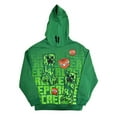 thumbnail image 1 of Minecraft Boys Creeper Explosion Long Sleeve Hoodie, 1 of 3