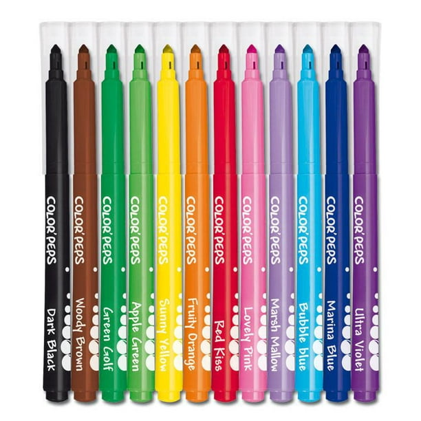 Maped - Color'Peps Long Life Medium Tip Markers - Pack of 24