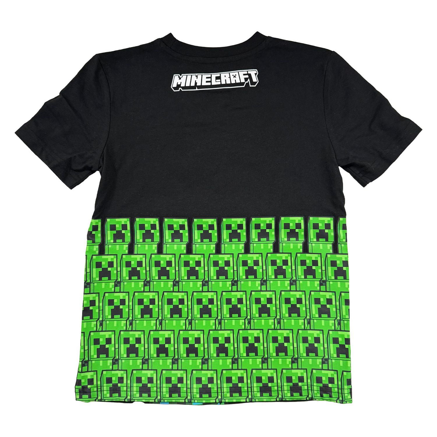 Minecraft Boys Creeper Stockpile Short Sleeve T-Shirt
