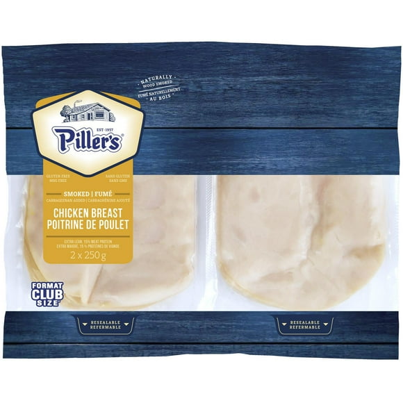 Piller’s® Smoked Chicken Breast Club Size, Smoked Chicken Breast
