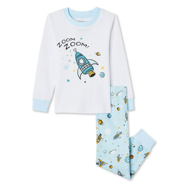 Toddler Boys' Cotton Pajamas 2Piece Set Walmart.ca