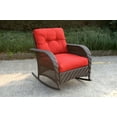 thumbnail image 2 of hometrends Tuscany Rocking Chair - Red, 2 of 3