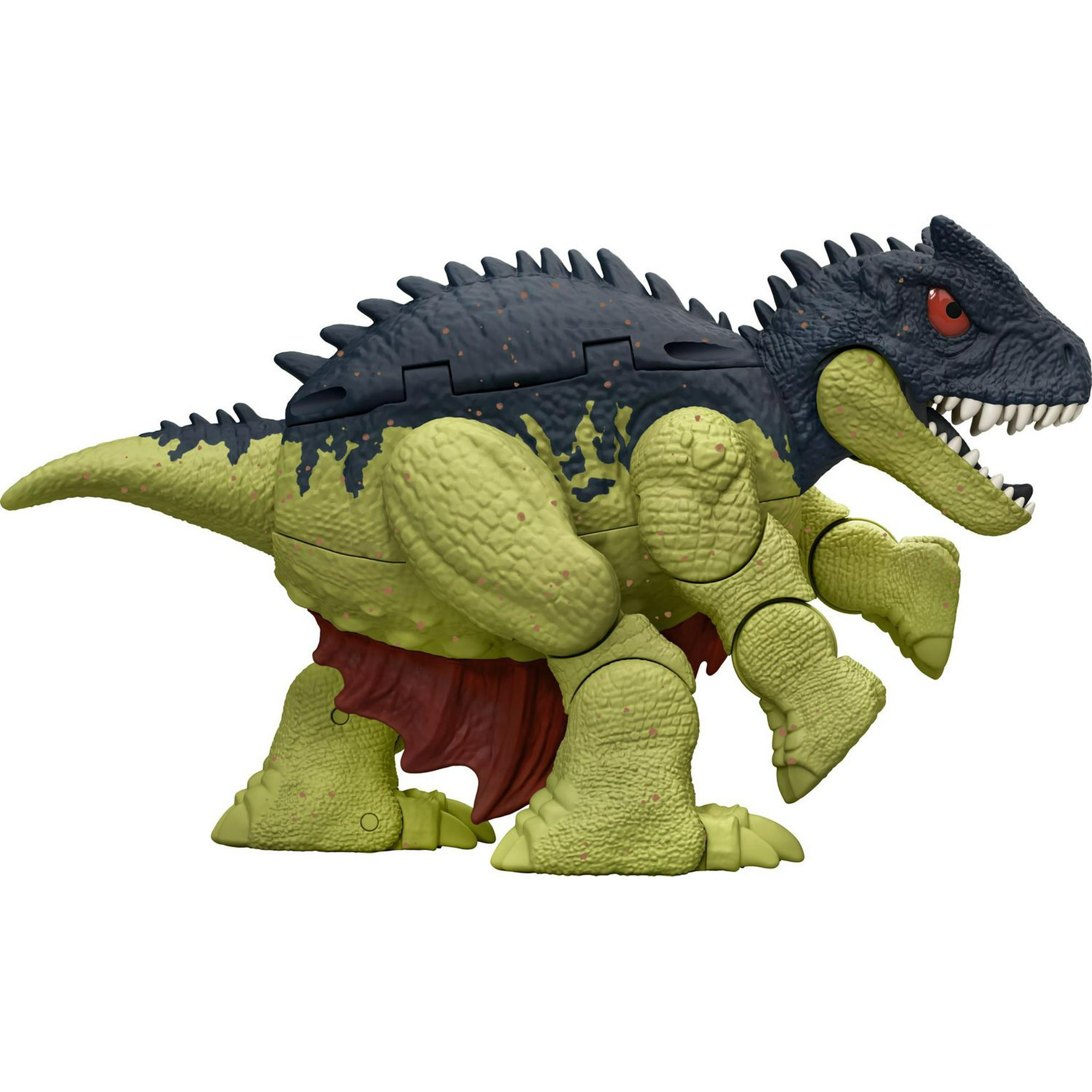 Jurassic World Dimetrodon to Allosaurus Dinosaur Transforming Toy, Double  Danger 