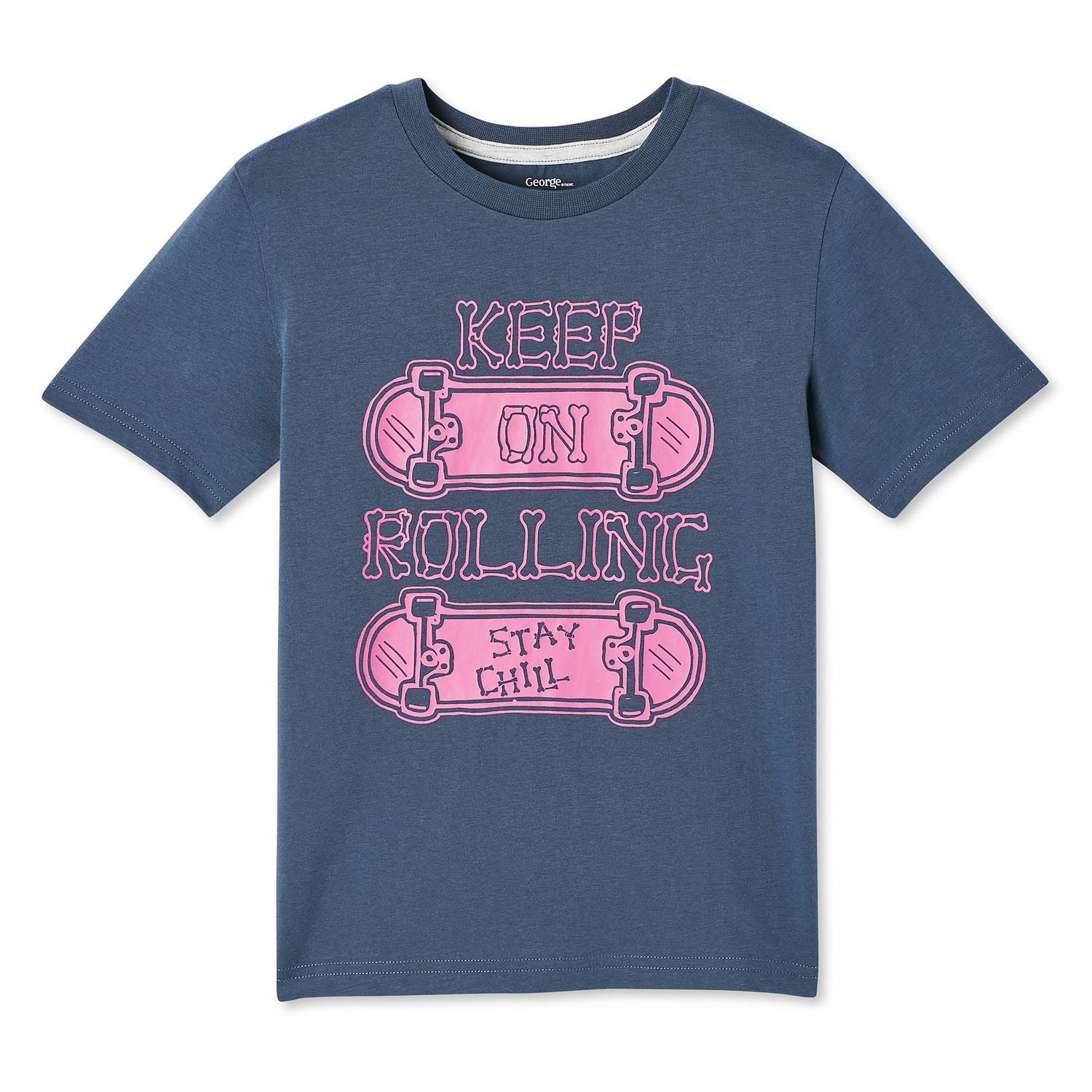 T-shirt à manches courtes avec imprimé graphique George pour garçons