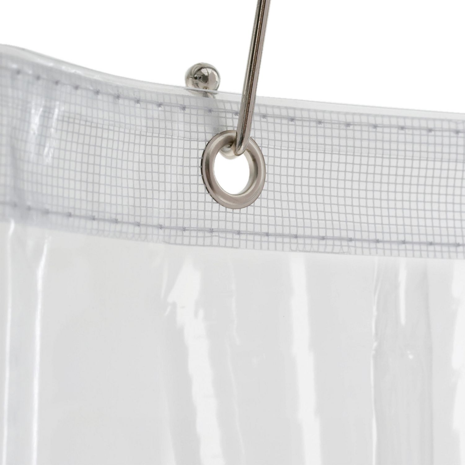 MAINSTAYS 10 Gauge Super Heavyweight Shower Curtain Or Liner, 72