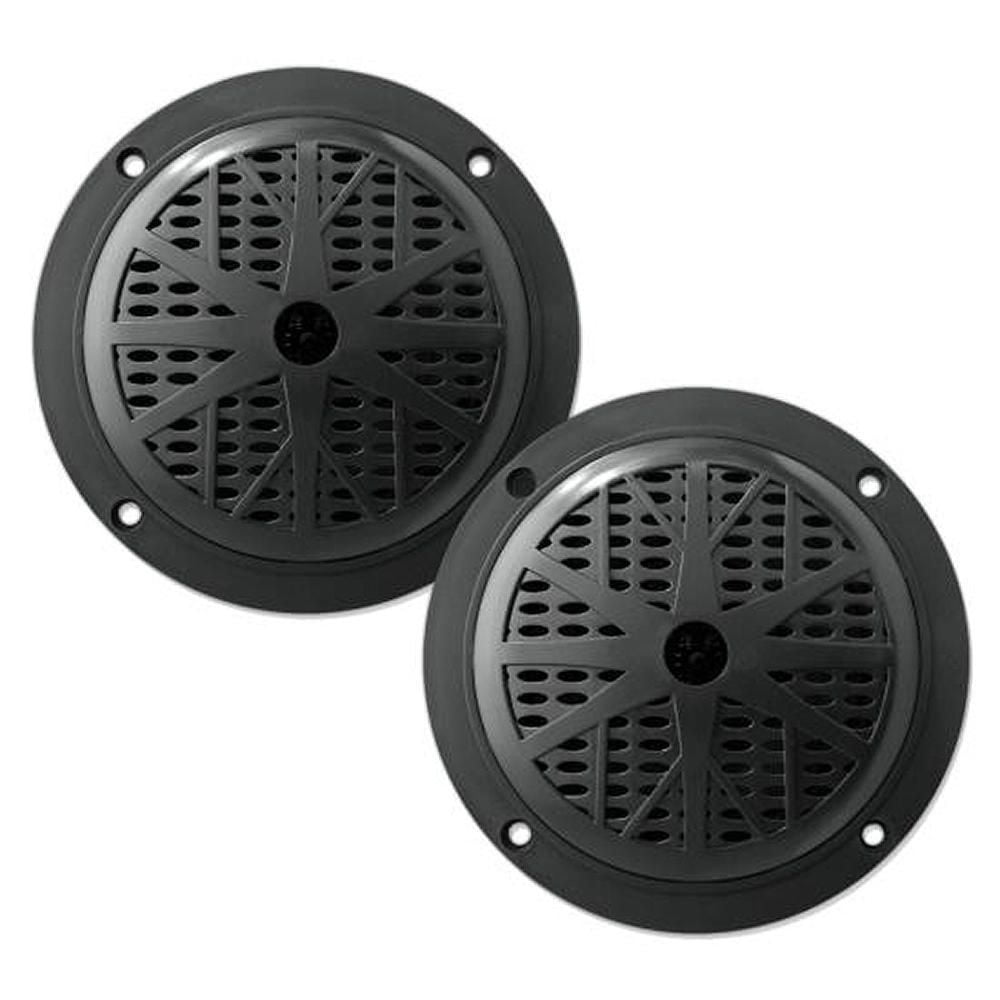 Pyle Marine Audio 4" Dual Cone Waterproof Stereo Speaker System Pair