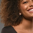 thumbnail image 4 of Miabella White Topaz Solitaire Oval Stud Earrings in Sterling Silver, 4 of 4
