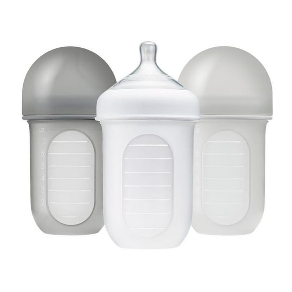 Boon Nursh 8oz Bottle Set Grey - 3 pack