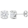thumbnail image 1 of Boucles d'oreilles Miabella à Solitaire Moissanite en Argent Sterling, 1 of 4