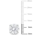 thumbnail image 2 of Boucles d'oreilles Miabella à Solitaire Moissanite en Argent Sterling, 2 of 4