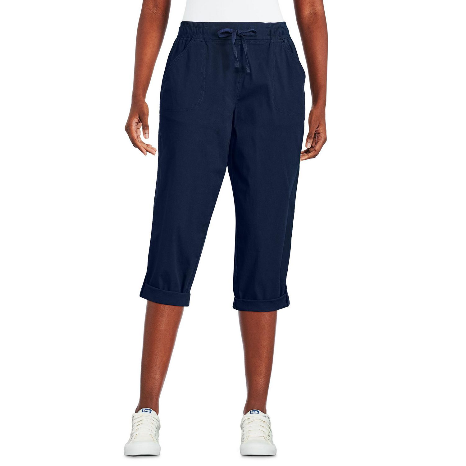 George Women's Pull-On Poplin Capri Pant 