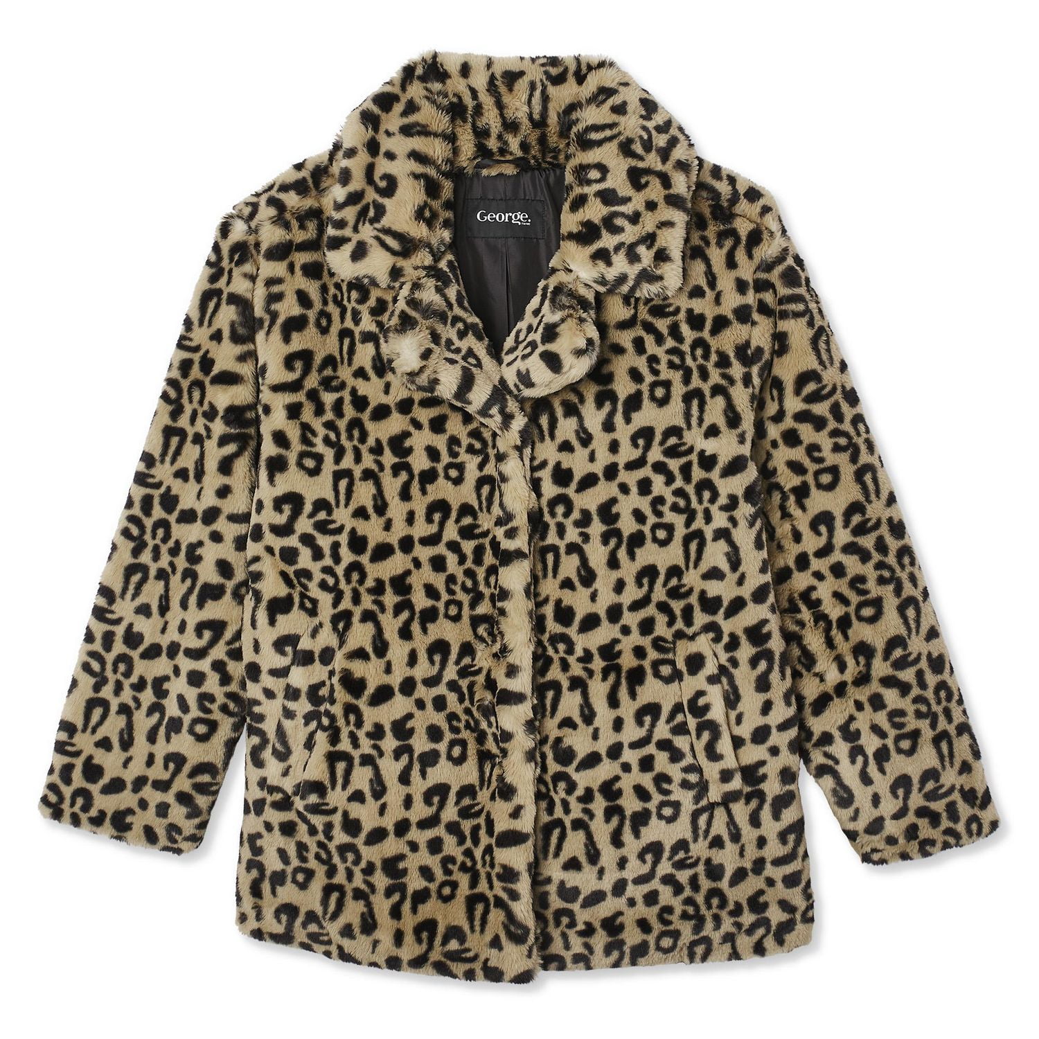 George leopard print clearance coat