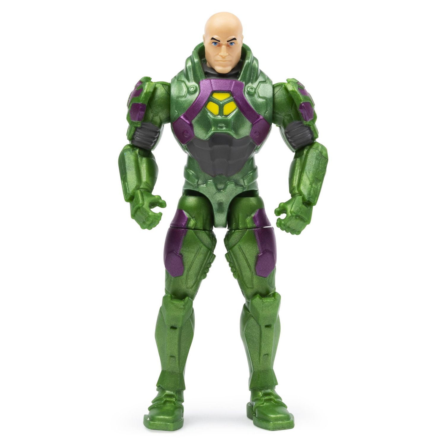 DC Comics 4 Inch Lex Luthor Action Figure with 3 Mystery Accessories for Kids Aged 3 and up