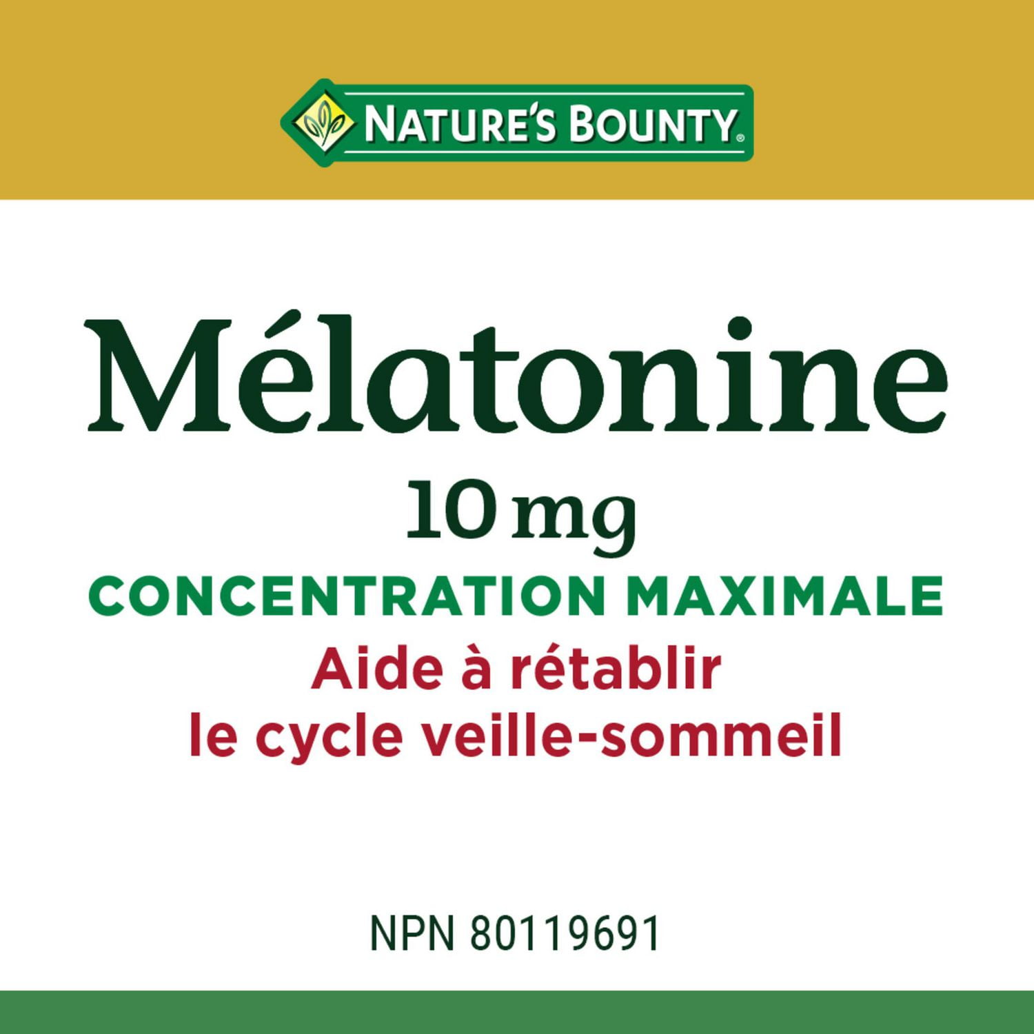 Melatonin 10 mg Value Size, 120 Tablets