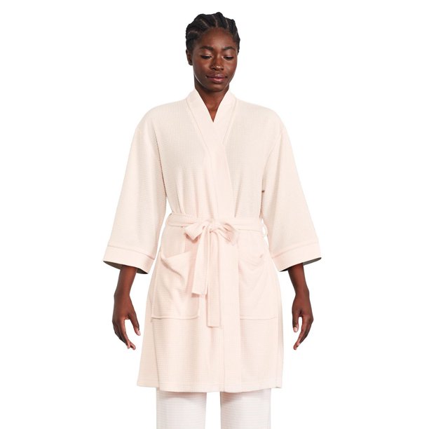 Women's Waffle Knit Robe Walmart.ca