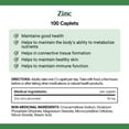 thumbnail image 4 of NATURE'S BOUNTY Zinc, 50 mg, Helps Immune Function, Helps Metabolize Nutrients, Aids Tissue Formation, For Good Health & Healthy Skin, Caplets 100, 4 of 6