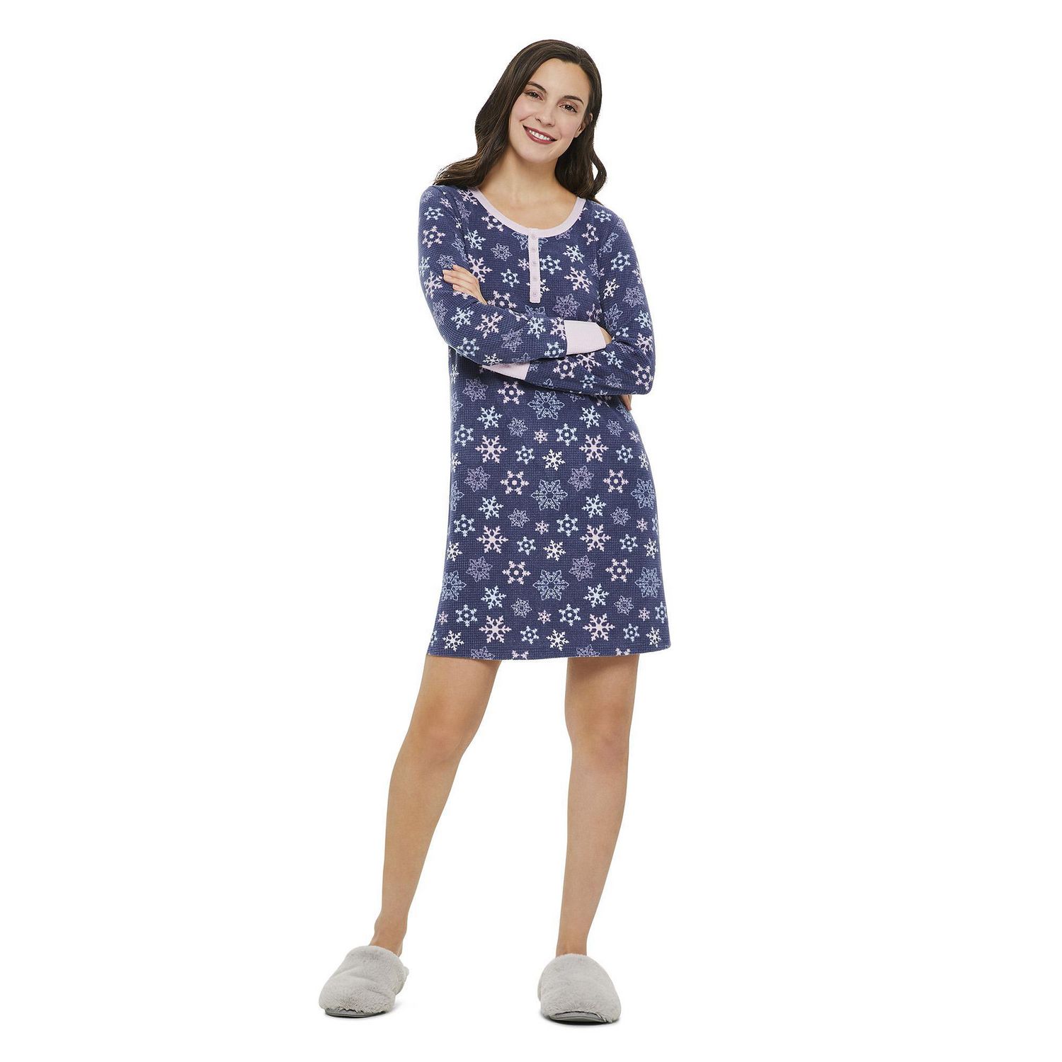 George Women's Waffle Knit Nightshirt