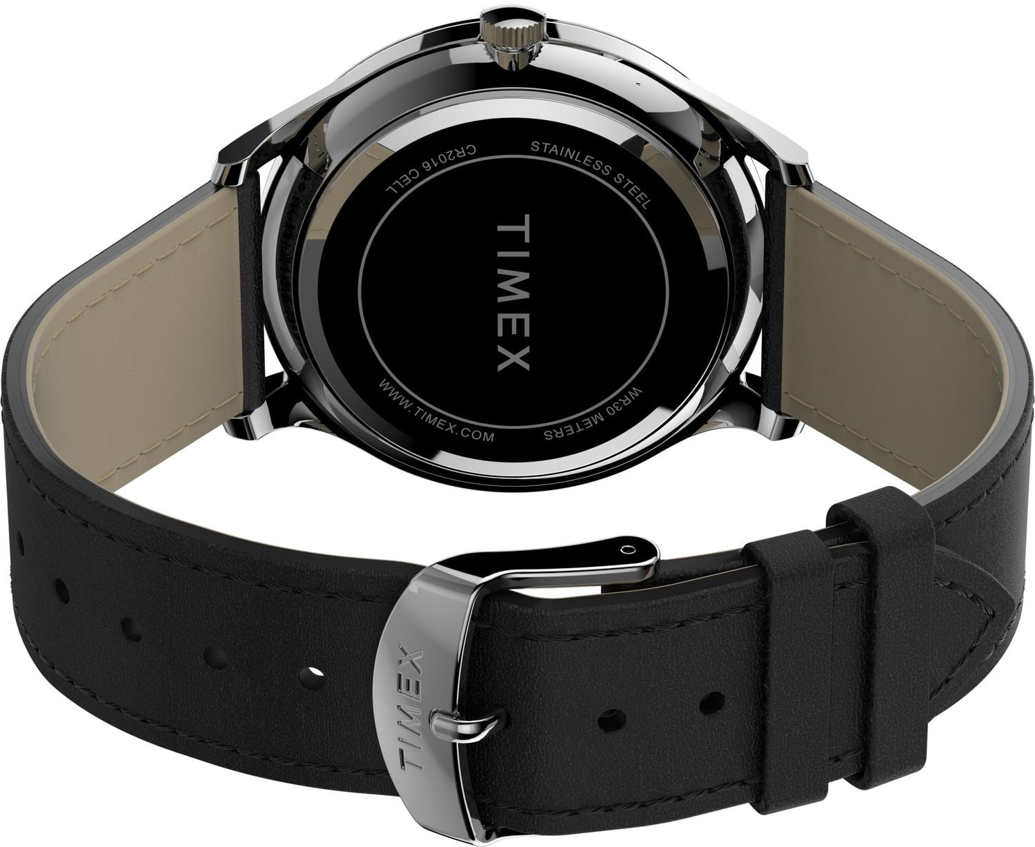 Timex Modern Easy Reader 40mm Leather Strap Watch