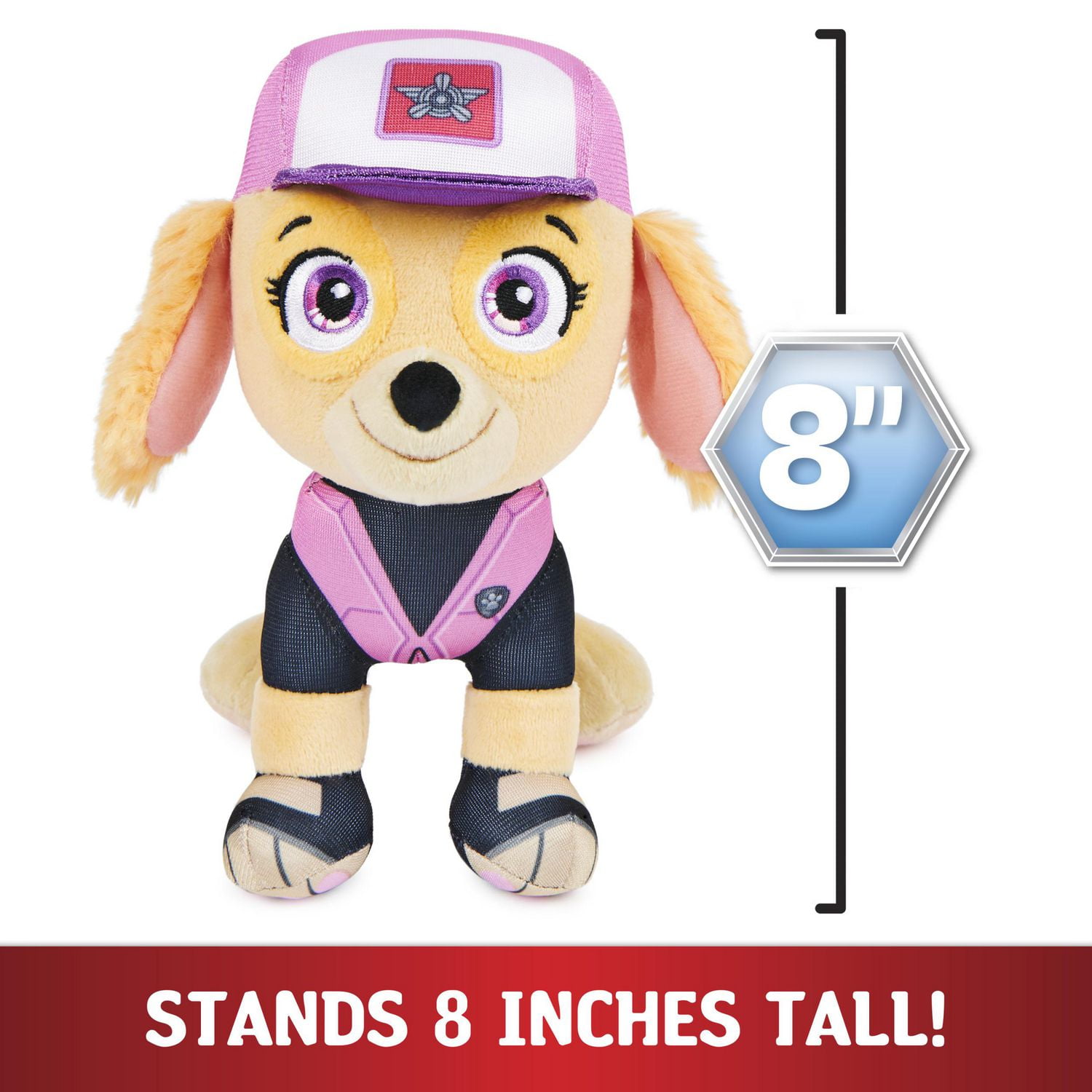 PAW Patrol Big Truck Pup Skye Stuffed Animal 8 inch Plush Kids Toys for Ages 3 and up Walmart