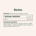 thumbnail image 3 of NATURE'S BOUNTY Biotin 5000 mcg, Supplement, Helps to Maintain Healthy Hair, Skin and Nails, 100 Softgels, 3 of 6