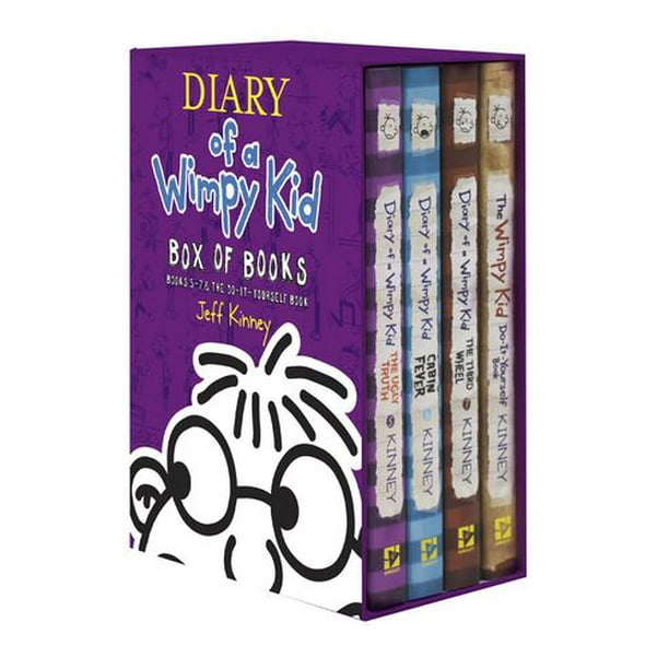 Diary of a Wimpy Kid Box of Books (5-7 & The Do-It-Yourself Book)