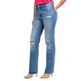 thumbnail image 2 of Jordache Women's High Rise Straight Jean, 2 of 4